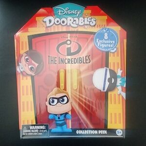 Disney Doorables "The Incredibles" NIB 8 Exclusive Figures!